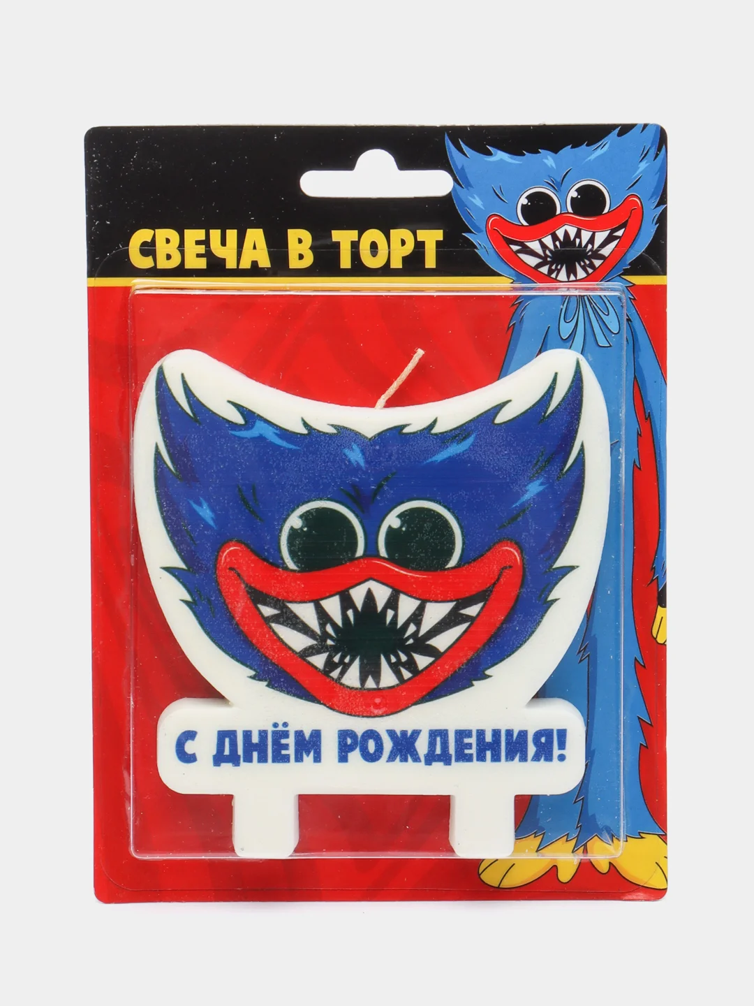 Белый свеча в торт Хаги Ваги, свечи Хаги Ваги, набор свечей для торта