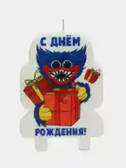 Синий свеча в торт Хаги Ваги, свечи Хаги Ваги, набор свечей для торта