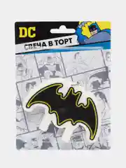 Черный свечи в торт с "Супергероями", "Бэтмен", "Супермен", "Мстители"