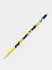 Карандаш чернографитный Deli Arti Graff, 2B, шестигранный, с ластиком, 12 штук