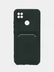 Морской чехол Xiaomi Redmi 9C, Redmi 9C NFC, Redmi 10A, Редми 10А силиконовый с карманом для карты