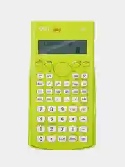 Калькулятор научный Deli E1710A, 240 функций, батарейки, 162х84мм, зеленый