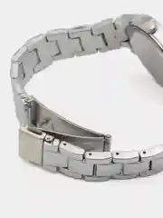 Серый металлик женские наручные часы. Подарочный  набор часы и браслеты