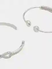 Серый металлик женские наручные часы. Подарочный  набор часы и браслеты