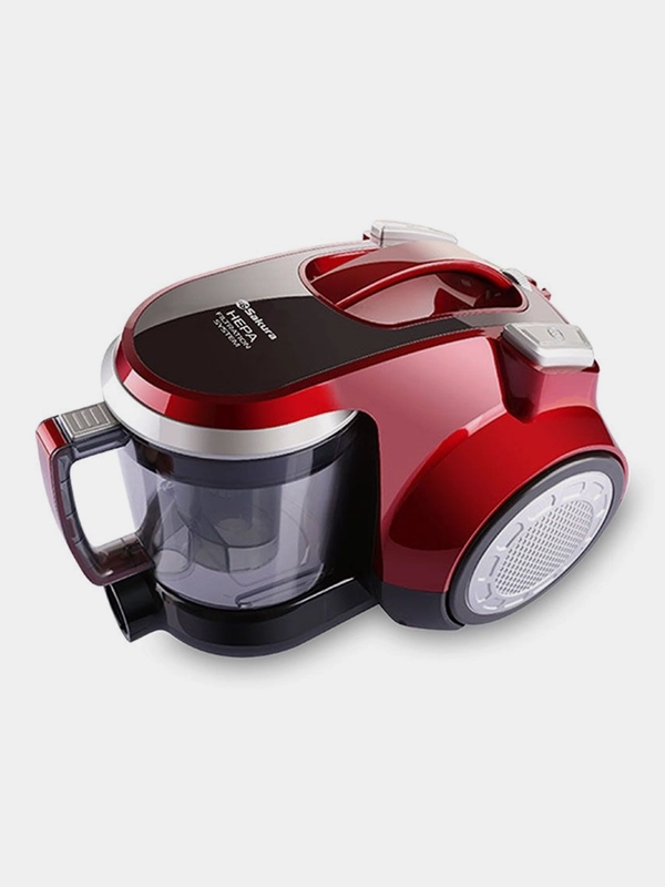 Пылесос Sakura SA-8313R 2200Вт б/м  HEPA  красн метал