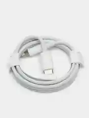 Белый кабель зарядный iPhone USB-C to Lightning, 1 м