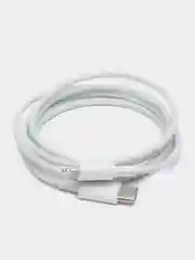 Белый кабель зарядный iPhone USB-C to Lightning, 1 м