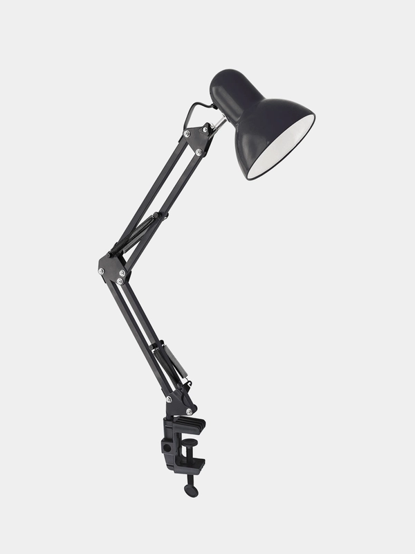 Настольный светильник на струбцине Ultraflash UF-312P С02, черный