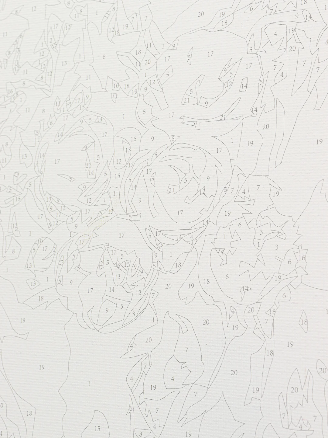 Картина по номерам "Строгий букет", для раскрашивания, 40 x 50 см