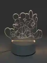Мятный светильник-ночник 3D светодиодный LED, подарок
