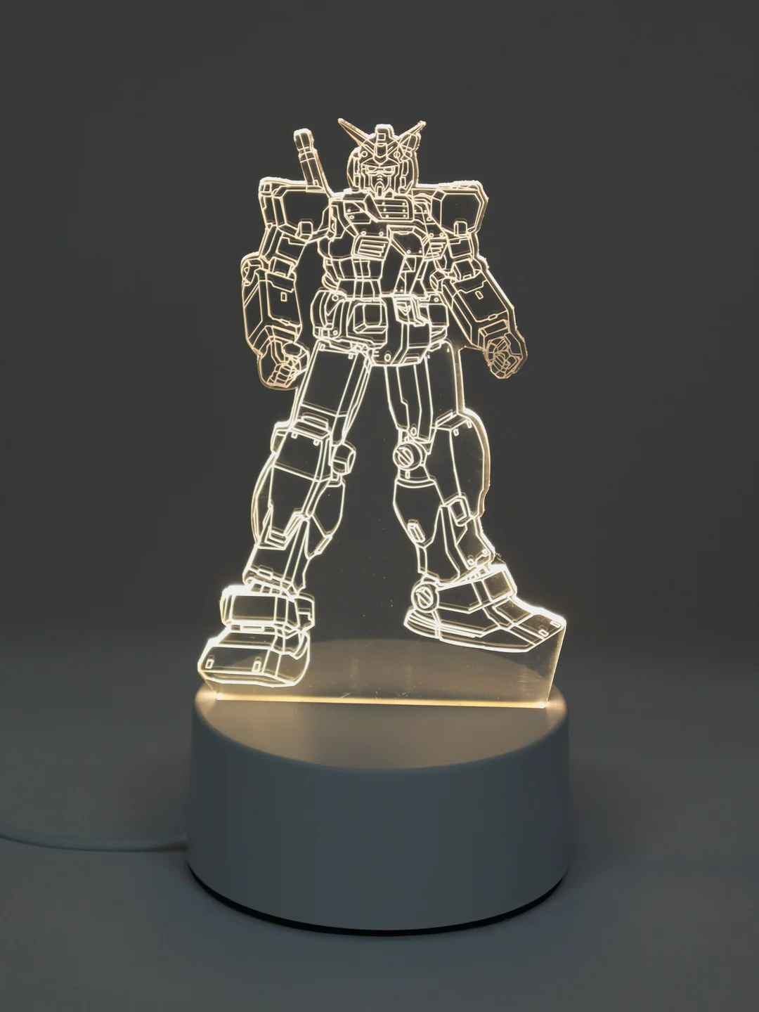 Салатовый светильник-ночник 3D светодиодный LED, подарок