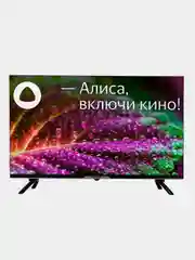Черный телевизор LED 32" Hyundai H-LED32BS5003, Яндекс ТВ/HD Ready/Smart TV/Wi-Fi/Bluetooth
