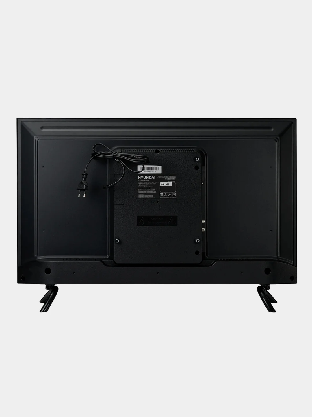 Черный телевизор LED 32" Hyundai H-LED32BS5003, Яндекс ТВ/HD Ready/Smart TV/Wi-Fi/Bluetooth