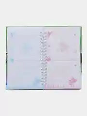 Багровый подарочный канцелярский набор, новогодний подарок, символ года, Дед мороз