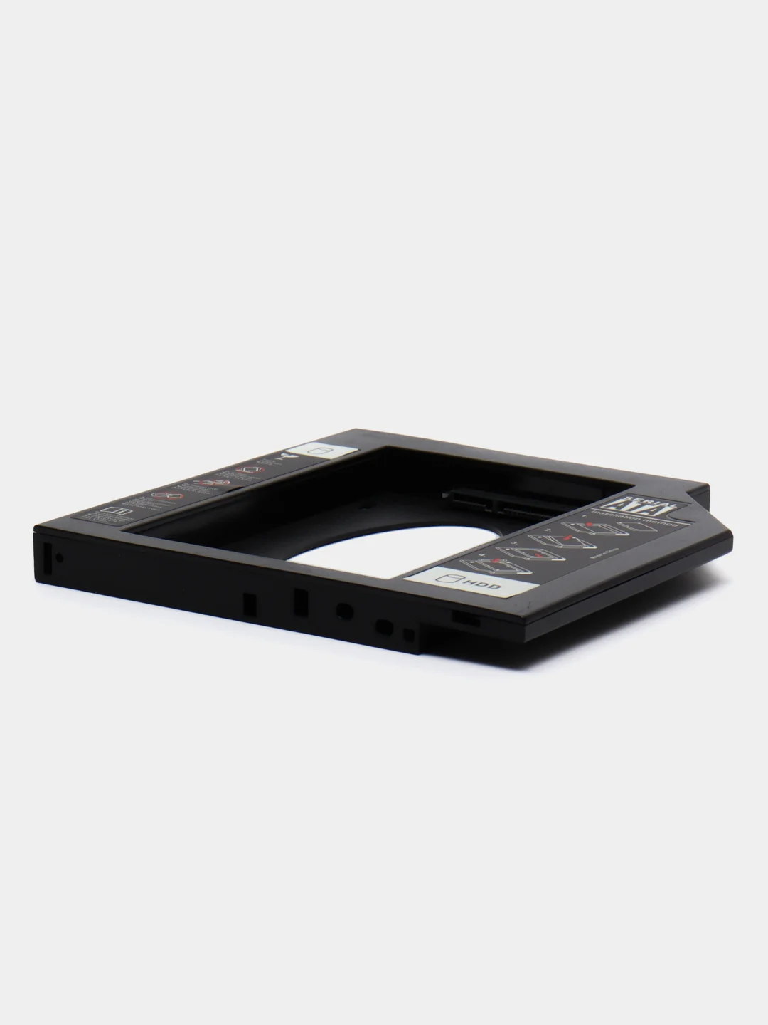 Черный салазки Optibay 12.7 и 9.5, переходник dvd, ssd, hdd