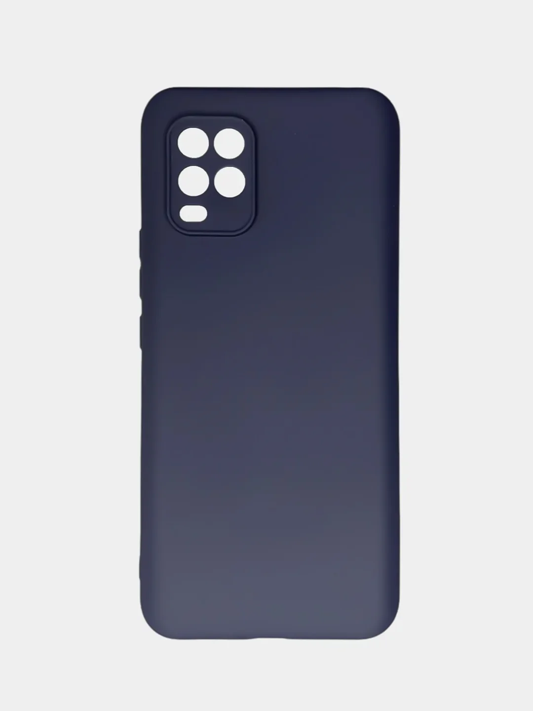 Темно-синий чехол Xiaomi Mi 10 Lite, Сяоми Ми 10 Лайт силиконовый
