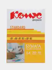 Бумага для офиса, принтера "Комус Документ" STANDART, 500 листов, А4, 80 г/м2