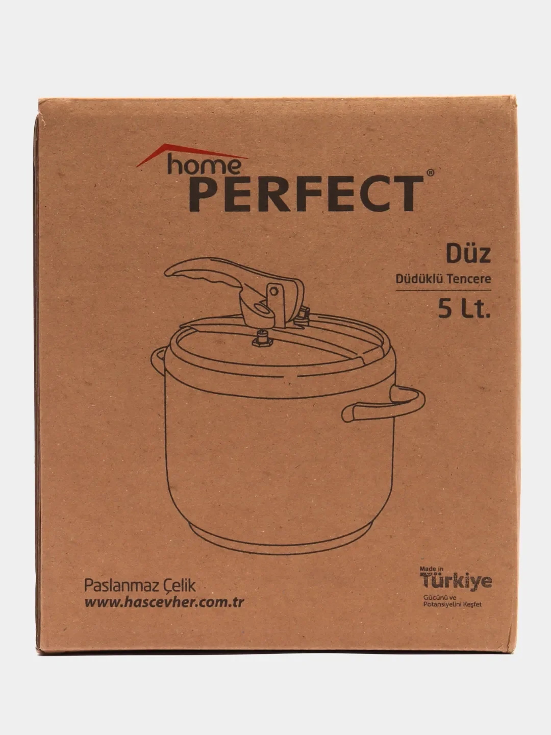 Скороварка 5-9 л, PERFECT, нержавейка, классический замок, тройное дно, для всех плит