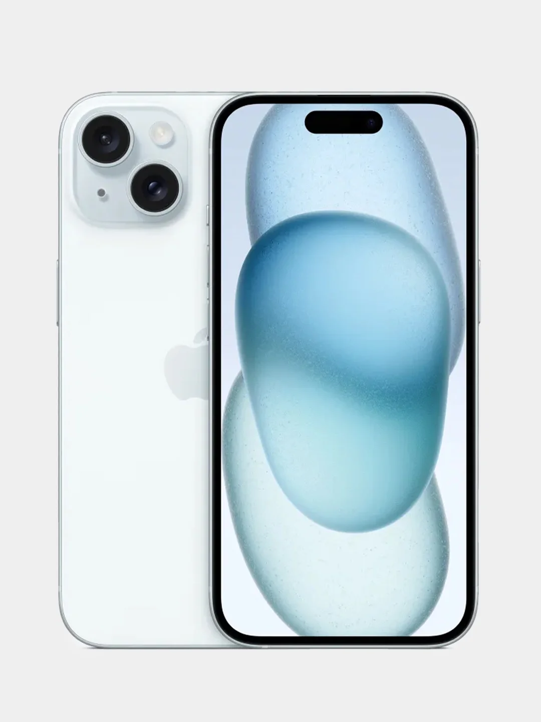 Голубой смартфон Apple iPhone 15, 128 Gb (Dual Sim)