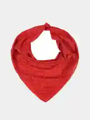 Красный женский платок из поликотона / Шейный платок / Легкий платок