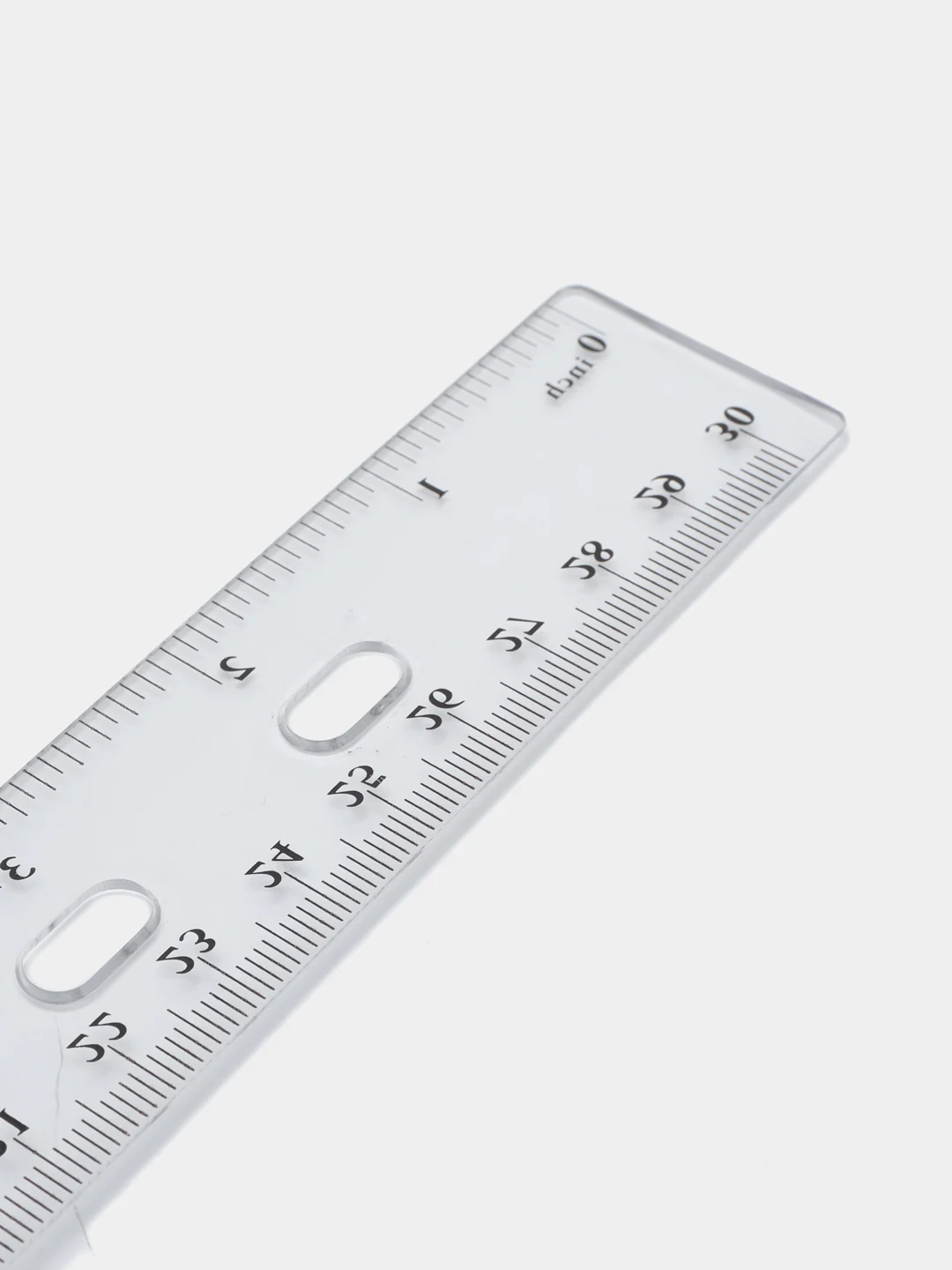 Линейка пластиковая BRAUBERG "Crystal", 30 см