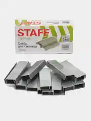 Скобы для степлера STAFF EVERYDAY, №24/6, 1000 штук