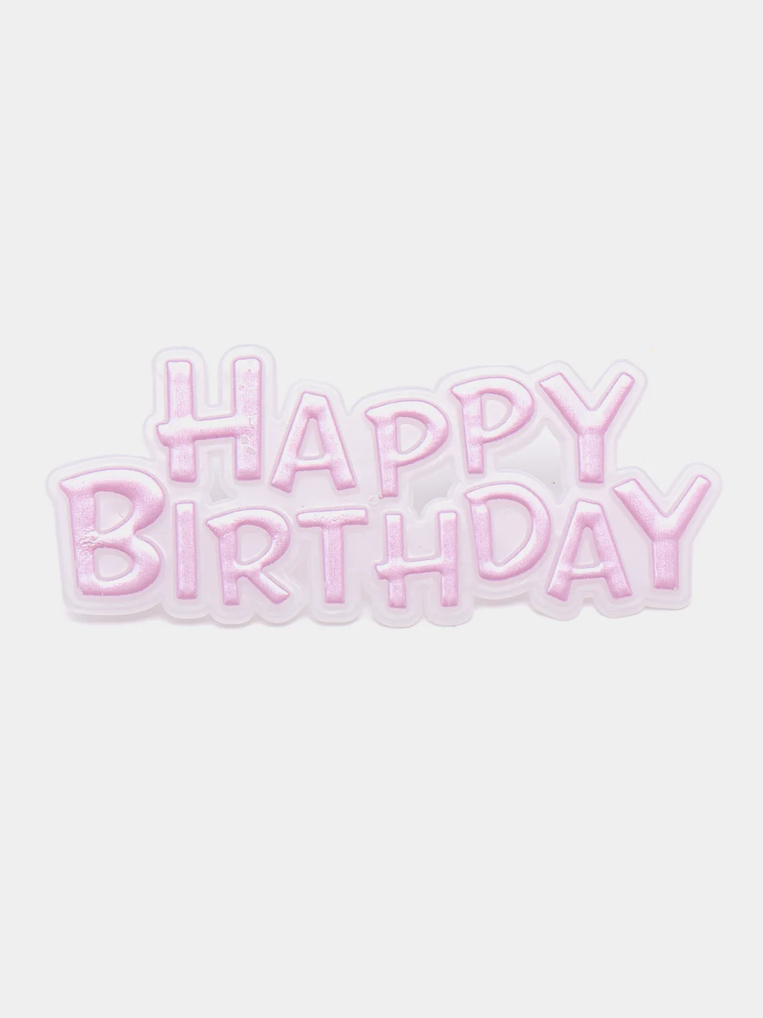 Алый свечи для торта на день рождения Волна "Happy Birthday"