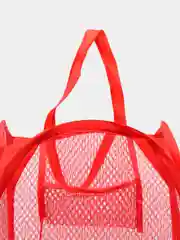 Красный сетчатая корзина для хранения вещей, игрушек