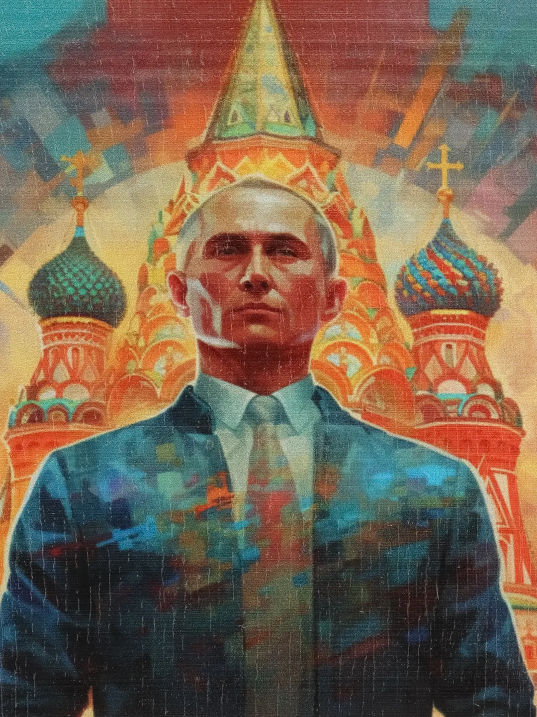 Разноцветный подставка для телефона Путин