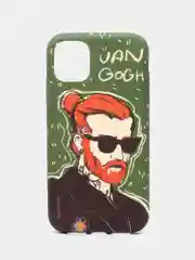 Зеленый чехол на iPhone 11