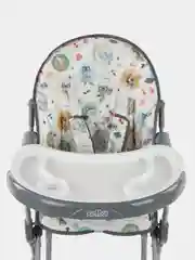 Стульчик для кормления Selby 252 "Совы", цвет серый