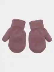 Светло-коричневый варежки детские, двойные, шерсть, 13 р, 3-4 года