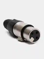 Черный разъем XLR / CANON (гнездо на кабель) тип2
