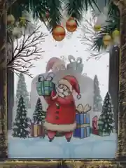 Бронзовый фонарик новогодний на елку светодиодный