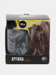 Кружка Мир Юрского периода, Энциклопедия, в подарочной упаковке, 230 мл, стекло