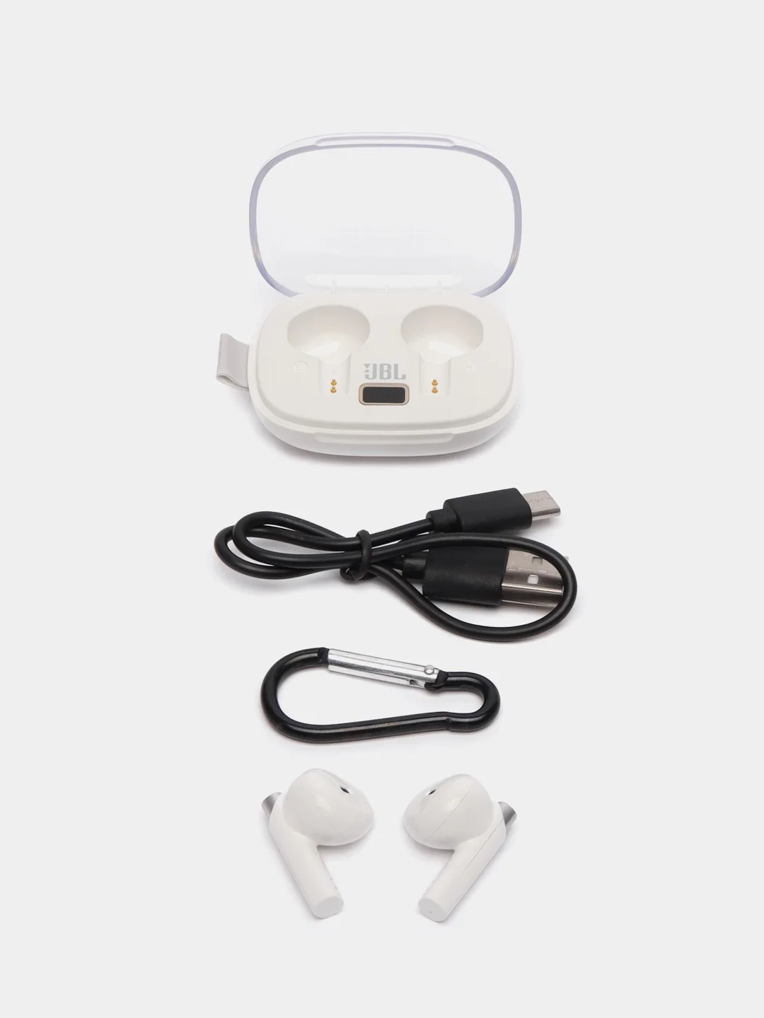 Белый беспроводные наушники JBL TWS Harman Tune Y91 (ANC, Type-C)