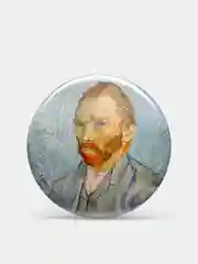 Значки коллекционные "Винсент ван Гог", фрагменты картин художника, 11 видов, 56 мм
