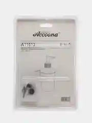 Дозатор настенный (стекло) черный A11613 Accoona