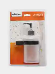 Дозатор настенный (стекло) черный A11613 Accoona