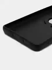 Черный чехол Samsung Galaxy S21 Ultra / Самсунг Галакси С21 Ультра, силиконовый, с кольцом, iFace
