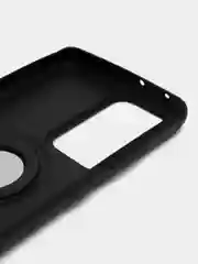 Черный чехол Samsung Galaxy S21 Ultra / Самсунг Галакси С21 Ультра, силиконовый, с кольцом, iFace