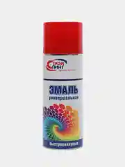 Аэрозольная эмаль (краска) алкидная быстросохнущая, алая, СтройПинт, 520мл (полуглянцевая)