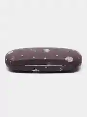 Бордовый футляр для очков, чехол для очков, очечник
