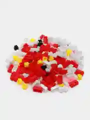 Алый конструктор 3д детский 3D, развивающая игрушка из мини-блоков,фигурка Куроми, Соник, Стич