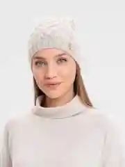 Белый шапка женская без подклада Амсония