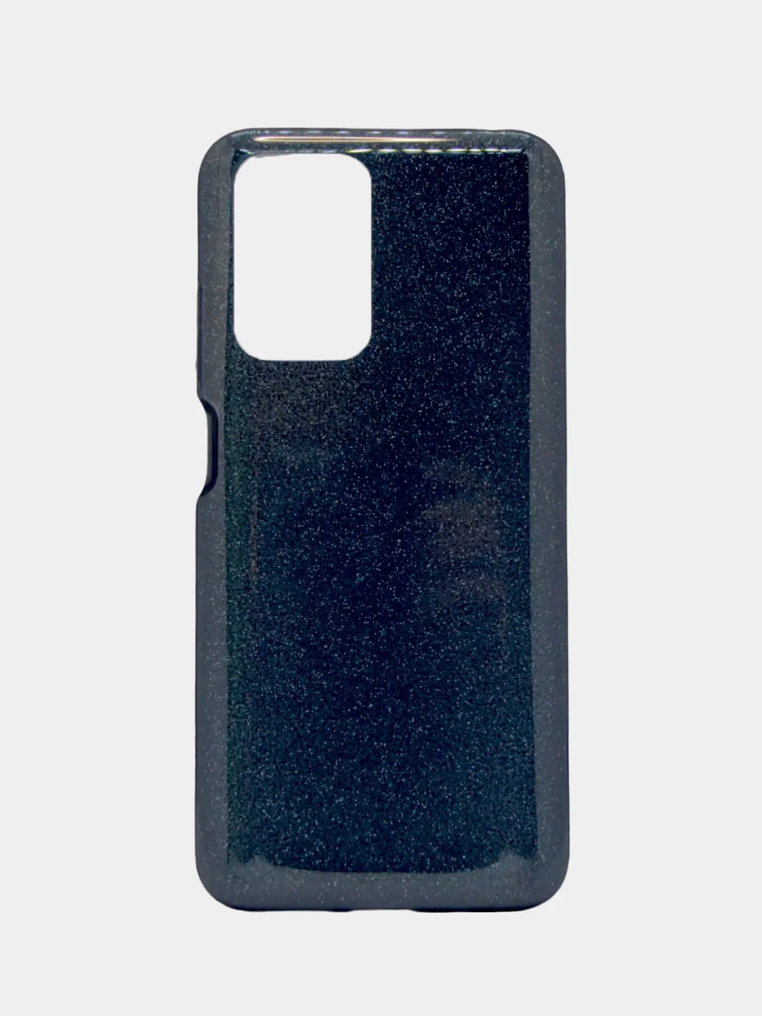 Угольный чехол блестящий Samsung Galaxy A02, A12, M12, накладка c блёстками Самсунг А02, А12, М12