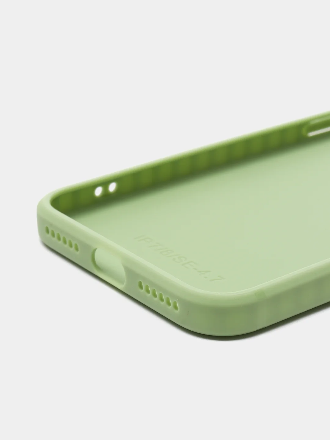 Мятный чехол силиконовый для Айфон (iPhone) 13, 12, 11, XR, X, 7 Plus, 8 Plus, 7, 8, SE