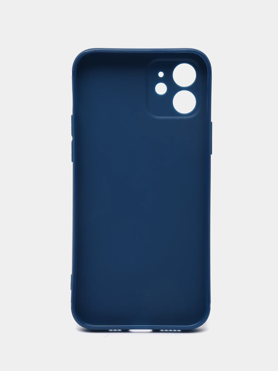 Темно-синий чехол силиконовый для Айфон (iPhone) 13, 12, 11, XR, X, 7 Plus, 8 Plus, 7, 8, SE
