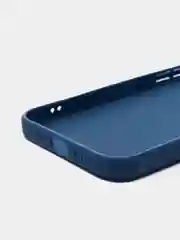 Темно-синий чехол силиконовый для Айфон (iPhone) 13, 12, 11, XR, X, 7 Plus, 8 Plus, 7, 8, SE