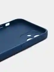 Темно-синий чехол силиконовый для Айфон (iPhone) 13, 12, 11, XR, X, 7 Plus, 8 Plus, 7, 8, SE